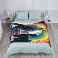 thumbnail image 5 of Lightweight Plush Fuzzy Cozy Soft Blankets Statue Of Liberty Pride Warm Plush Fluffy For Blanket Teen Girls Women Couch Bed Sofa Chair Men Boys Gift 60"X50", 5 of 5