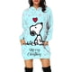 thumbnail image 3 of Otoño e Invierno mujer Snoopy lindo estampado Disney serie navideña señoras moda Sudadera con capucha vestido Casual vestido de manga larga, 3 of 5