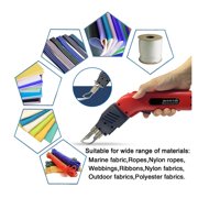 80W Hot Knife Fabric Leather Cutter Electric Heat Rope Curtain Cutting Machine Wall Cloth Cable Cutting Tools