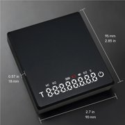 Kitchen Coffee Scale with Timer Rechargeable Digital Scale 0.1g High Precision 3 Modes Drip Espresso Scale Barista Gift