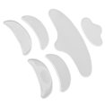 thumbnail image 4 of 6 Pcs Silicone Facial Pad Set Reusable Eye Forehead Chin Wrinkle Patches Anti Aging For Beauty, 4 of 8