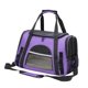 thumbnail image 5 of Bolsa de transporte para mascotas con correa para el hombro y tapete extraíble, bolso plegable y ventilado Púrpura, 5 of 9