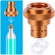 thumbnail image 4 of Adaptador de conexión rápida de CO2, adaptador rápido de CO2 de latón para máquina de refrescos DUO Terra Art, 4 of 9