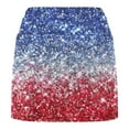 thumbnail image 5 of Feancey 4th of July Skort Women 2 in 1 High Waisted Yoga Skort Summer Trendy Sequin Print Lightweight Skirt for Running Tennis Golf Workout Sports Skorts, 5 of 6