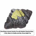 thumbnail image 2 of Slow Rising Croissant Squishy Toy with Glaze, 1 Pack, Black, for Adults and Kids, Relaxation Toy, 2 of 3