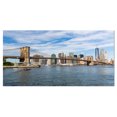 thumbnail image 2 of Summer Day Brooklyn Bridge - Cityscape Canvas Print, 2 of 3