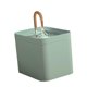 thumbnail image 4 of Fuente de agua para gatos de 1,5 l, dispensador de agua silencioso USB para interiores, bebedero automático verde, 4 of 6