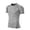 Grey, variant on Men's Shapewear - Wicking Compression Short Sleeve Tee for Fitness Running Training Basketball Performance Undershirt
