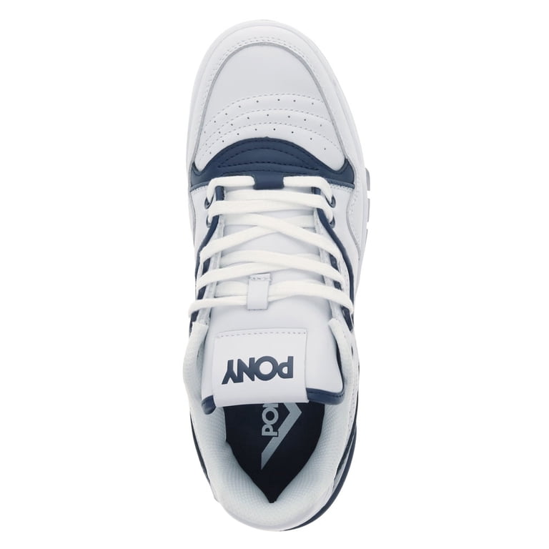 Mens Pony M100 LOW Shoe Size: 13 White - Navy Basketball  display picture 1