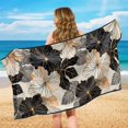 thumbnail image 4 of Kuiaobaty Hibiscus Print Car Seat Towel Cover After Gym Anti-Slip Soft Towel Bucket Seat Covers 60 x 33 Inch Universal Sweat Towels for Truck Sedan SUV, Easy to Install, 4 of 7
