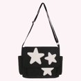 thumbnail image 2 of Mochila Escolar para Mujer Gran Capacidad Y2K Star Messenger Bag Viajes Al Aire Libre, 2 of 9