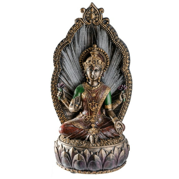 Lakshmi Fiber Optic Statue Figurine