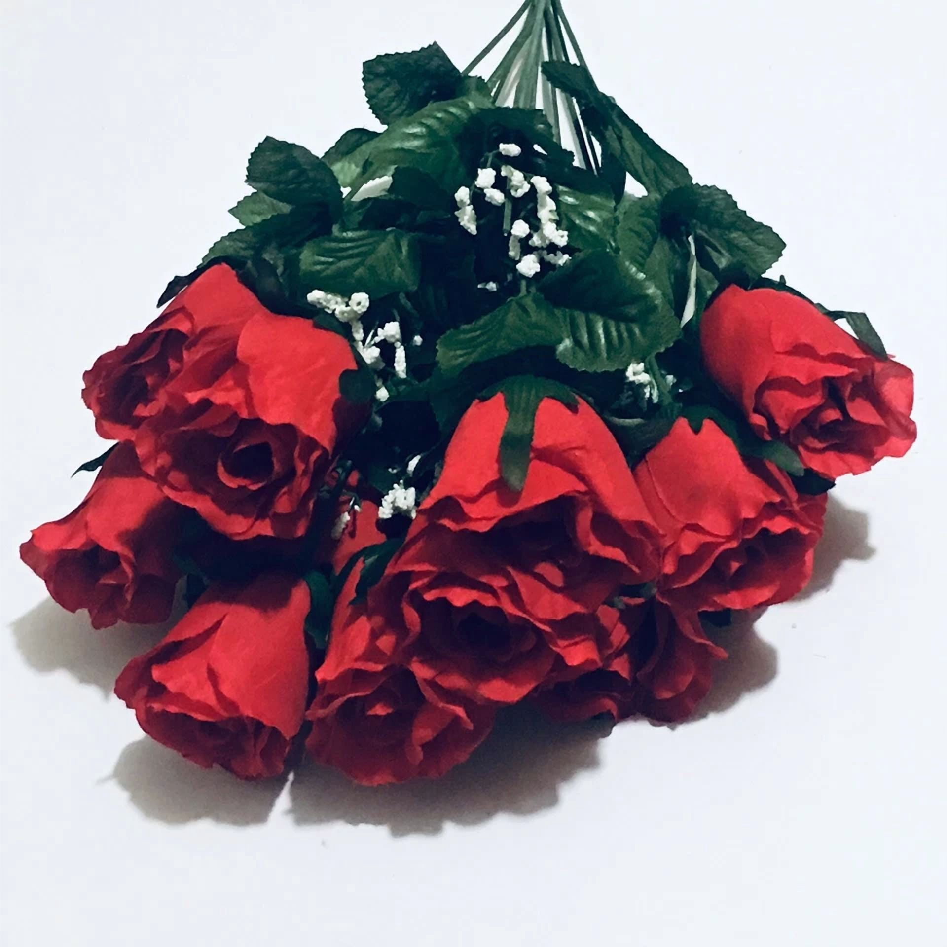 BUTTERFLY- Artificial Red Rose Flower Bouquet Wedding Party Home Decorations Gifts Bulk