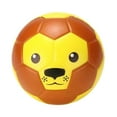 thumbnail image 4 of Pelota de fútbol suave con forma de animal, mini pelota de fútbol para aprender, regalo para niños y niñas. León, 4 of 9