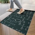 thumbnail image 4 of Math Equations Atomic Symbols Neon Pattern Door Rugs,Washable Non Slip Door Mats Indoor,Decorative Door Mats,Entry Mat Indoor for Entrance,Bedroom,Kitchen,Bathroom,17"x30", 4 of 6
