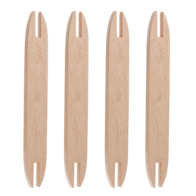 4 Unidades Lanzadera de Punto Natural Varilla Manualidades Ganchillo Perfecl