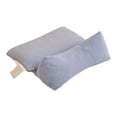 thumbnail image 2 of Buckwheat Hull Neck Support Pillow Set Removable Washable Triangular Pillow for Office Naps Lower Back Support and Home Sleep, 2 of 6