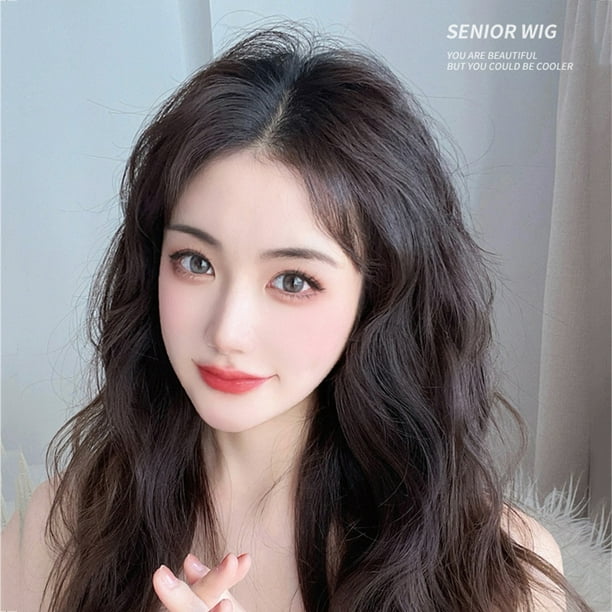 Femal Fluffy Wig One Piece Increase Hair Volume for Women Simulation Natural Natural Color 25cm Femal Fluffy Wig One Piece Increase Hair Volume for Women Simulation Natural Natural Color 25cm