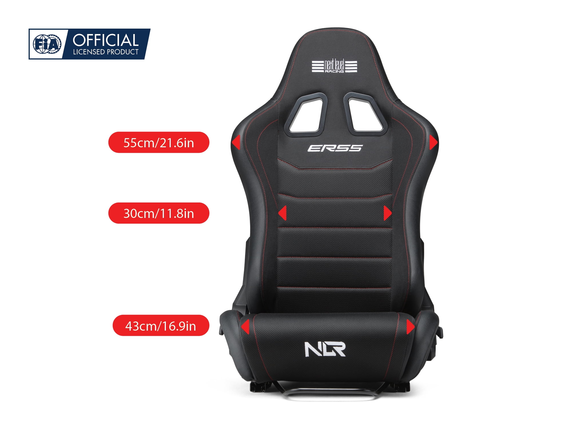 Next Level Racing® ERS5 Elite Reclining Seat- Fabric & SIMAERO Mesh Edition [NLR-E056]