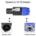 thumbnail image 2 of Adaptador de altavoz DKARDU NL4FC de 4 polos Speakon macho a 1/4 pulgadas TS hembra, 2 of 7