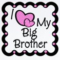 thumbnail image 2 of CafePress - I Love My Big Brother Baby Bodysuits - Baby Light Bodysuit, Size Newborn - 24 Months, 2 of 4