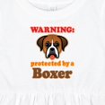 thumbnail image 4 of Inktastic Protected by a Boxer Dog Girls Baby Dress, 4 of 5