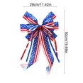 thumbnail image 3 of Independence Day Bows Nationals Day Decorations Flag Bows Martyrs' Day Decorations Festival Bow Decoration Door Frame Decoration Window Decoration, 3 of 6
