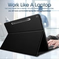 thumbnail image 5 of Touchpad Keyboard Case for Microsoft Surface Pro 12 Inch 2025, 3-Zone Backlight Detachable Wireless Trackpad Keyboard with PU Premium Folio Case for Surface Pro 1st Edition 12” 2025, 5 of 7