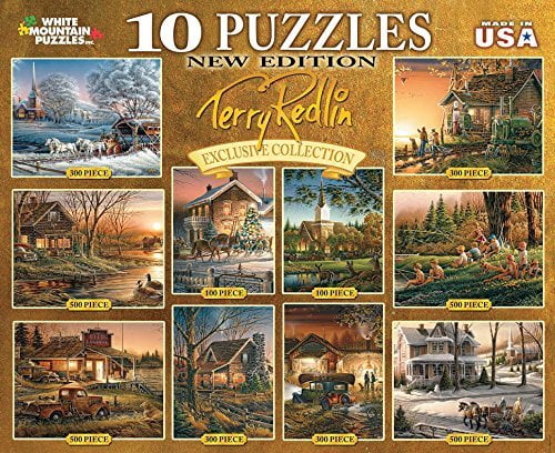 White Mountain Puzzles Homeward Bound by Terry Redlin 1 000pc Jigsaw P for sale online 