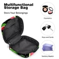 thumbnail image 4 of Watermelon Pad Bag Period Bag Small Travel Pouch - Ideal Sanitary Napkin Storage Solution for School - Velvet, Sponge, Oxford Fabric - 4.7x6.6x6.6 in, 4 of 6