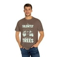 thumbnail image 4 of Novelty Silently Judging Your Trees Sarcastic Sardonic Hilarious Phrase Slogan Judgmental Ironic Sarcasm Unisex Garment-Dyed T-shirt, 4 of 4