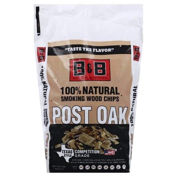 B&B Charcoal 8023370 180 cu. in. Oak Wood Smoking Chips