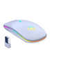 thumbnail image 2 of Mouse de juego inalámbrico recargable Malubero A2 blanco, 2 of 3