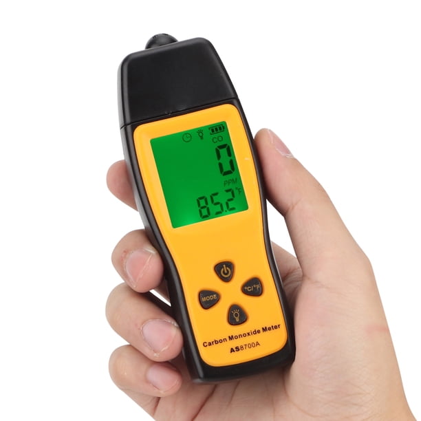 Probador de gas CO, SENSOR INTELIGENTE Detector de gas CO de carbono portátil Medidor de monóxido de carbono Durabilidad probada en el tiempo