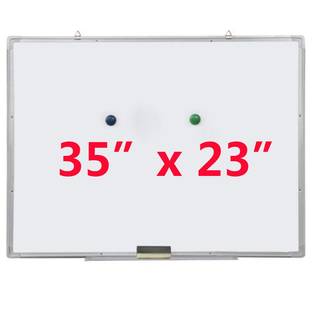 Winado 35" x 24" Hanging Whiteboard, Dry Erase Presentation White Board