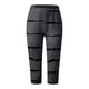 thumbnail image 3 of Gibobby Leggings Con Forro Polar Mujer Mallas 3/4 para mujer, mallas informales con estampado cintura alta para mujer, mallas atléticas, pantalones cortos entrenamiento Yoga（Gris， S), 3 of 5