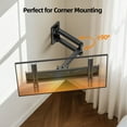 thumbnail image 3 of MountLiving Full Motion Single Stud TV Wall Mount for 26-65 inch TVs, Corner Articulating TV Mount Bracket with Swivel & Tilt, Max VESA 400x400mm, Holds up to 80 lbs, 3 of 6