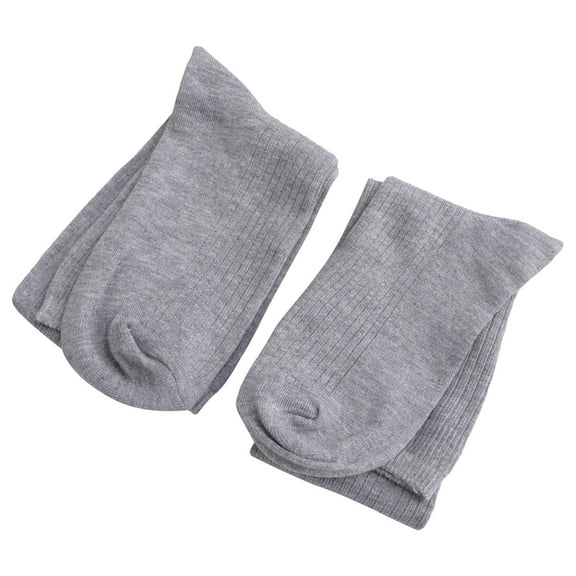 Raindrops 1 Pair Ladies Leg Warmers Light Grey Knee Length Socks for Various Activities and Leisure Wear
