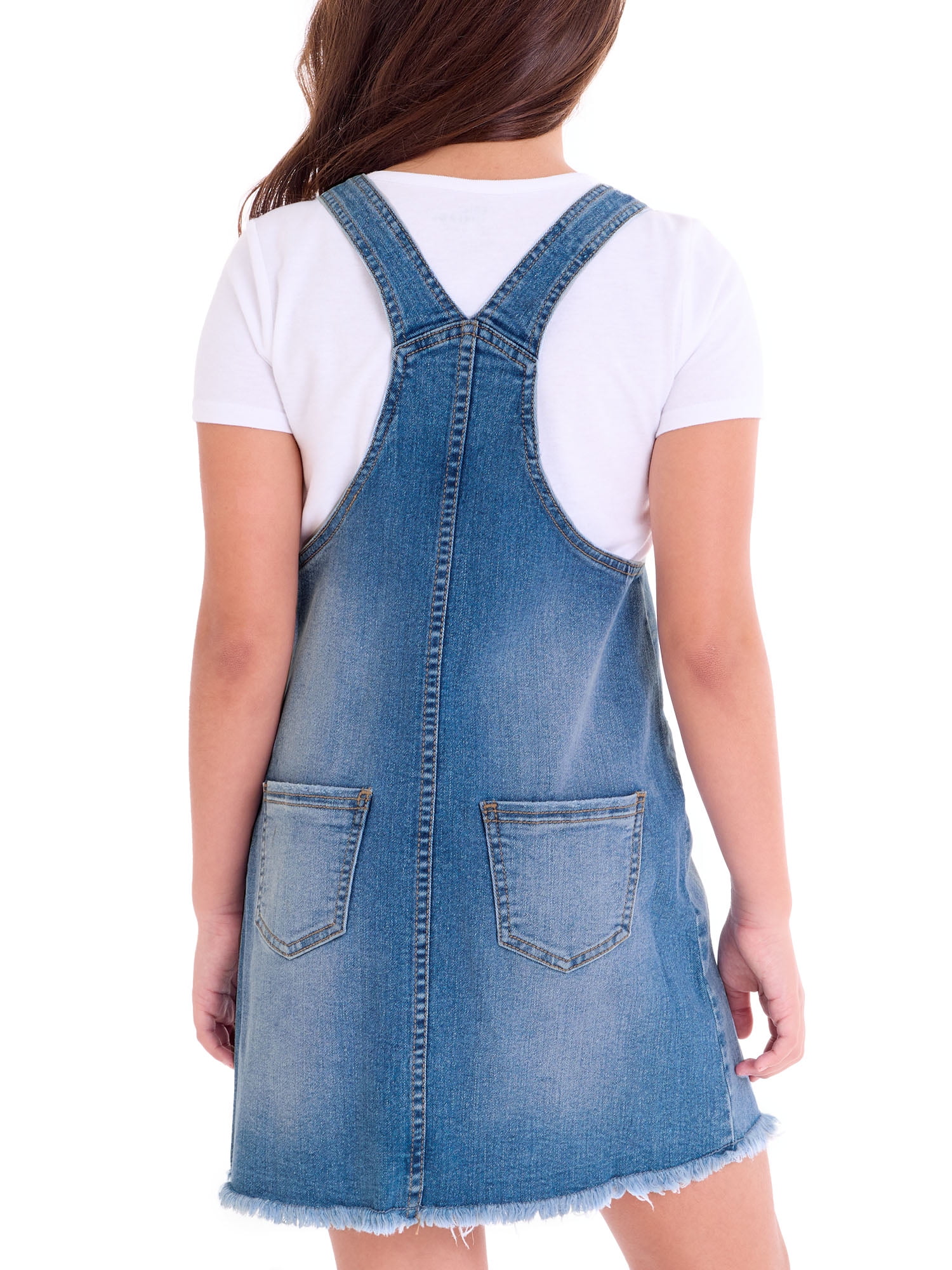 Jordache Girls Denim Jumper Dress, Sizes XS-XXL