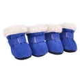thumbnail image 2 of Warm Winter Little Pet Dog Boots Skidproof Soft Snowman Anti-Slip Sole Paw Protectors Small Puppy Shoes 4PCS, 2 of 9