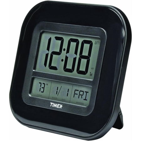 Timex 75322T Atomic Clock with Date, Day of Week and Indoor Temperature