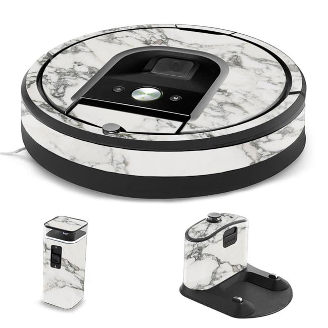 MightySkins IRRO960White Marble Skin for iRobot Roomba 960 Robot