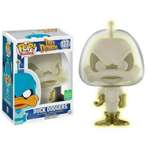 Funko POP Duck Dodgers White Gamma 2016 Summer Convention Exclusive