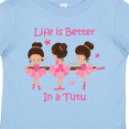 thumbnail image 4 of Inktastic Life's Better in a Tutu Ks Girls Toddler T-Shirt, 4 of 5
