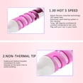 thumbnail image 6 of ACDANC Hair Curler Ceramic Curling Wand Portable Salon Spiral Styler Straight&Curler for Styling, 6 of 7