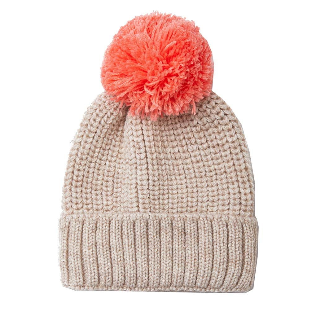 Cashmere Winter Beanie Pom Pom Hat For Women Slouchy Warm Ski Hats Beige Red Walmart Com Walmart Com