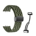 thumbnail image 1 of Likrtyny Correa Deportiva Silicona Con Hebilla Plegable Magnética para Galaxy Fit3 (verde), 1 of 9
