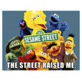 thumbnail image 2 of Junior's Sesame Street The Street Raised Me Graphic T-Shirt, 2 of 4
