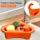 thumbnail image 3 of Escurridor de filtro colgante, colador de fregadero triangular de cisne, cesta de drenaje de fregadero de cocina, cesta de colador de fregadero triangular, colador de almacenamiento de frutas y alime TUNC Sencillez, 3 of 5