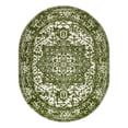 thumbnail image 2 of Unique Loom Richmond Collection Area Rug - Medallion (7' 10" x 10' Oval Green/Ivory), 2 of 6